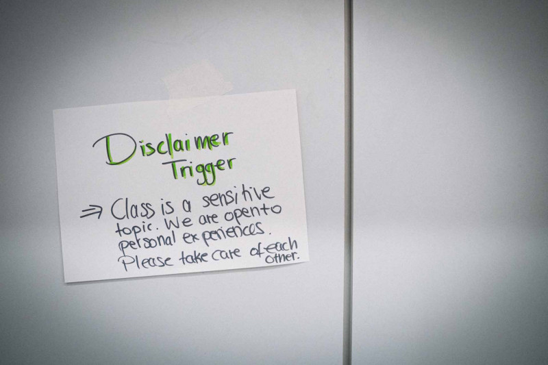 Disclaimer Trigger Warnung